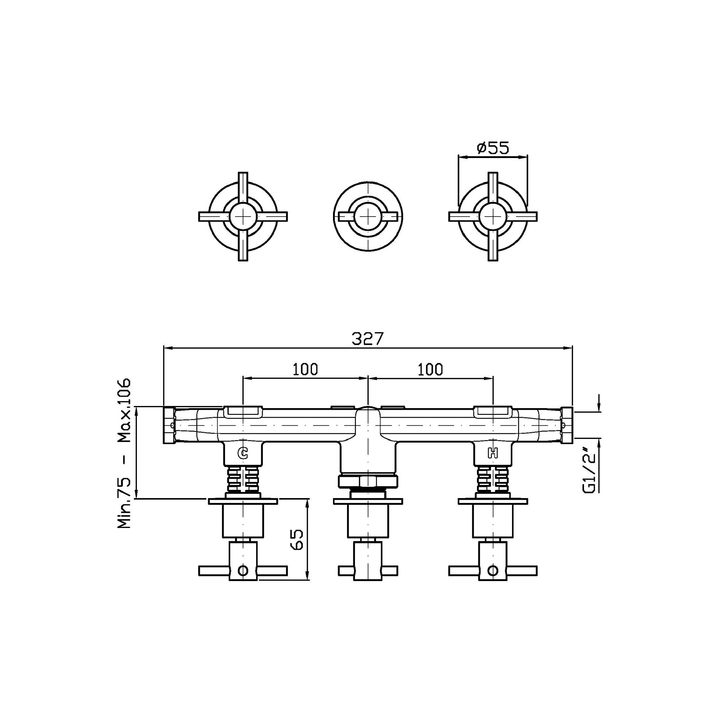 exklusive-zucchetti-up-3-loch-duscharmatur-mit-kreuzgriffen-und-umsteller-zucchetti-helm-akzhm695-x-r99508-technische-zeichnung