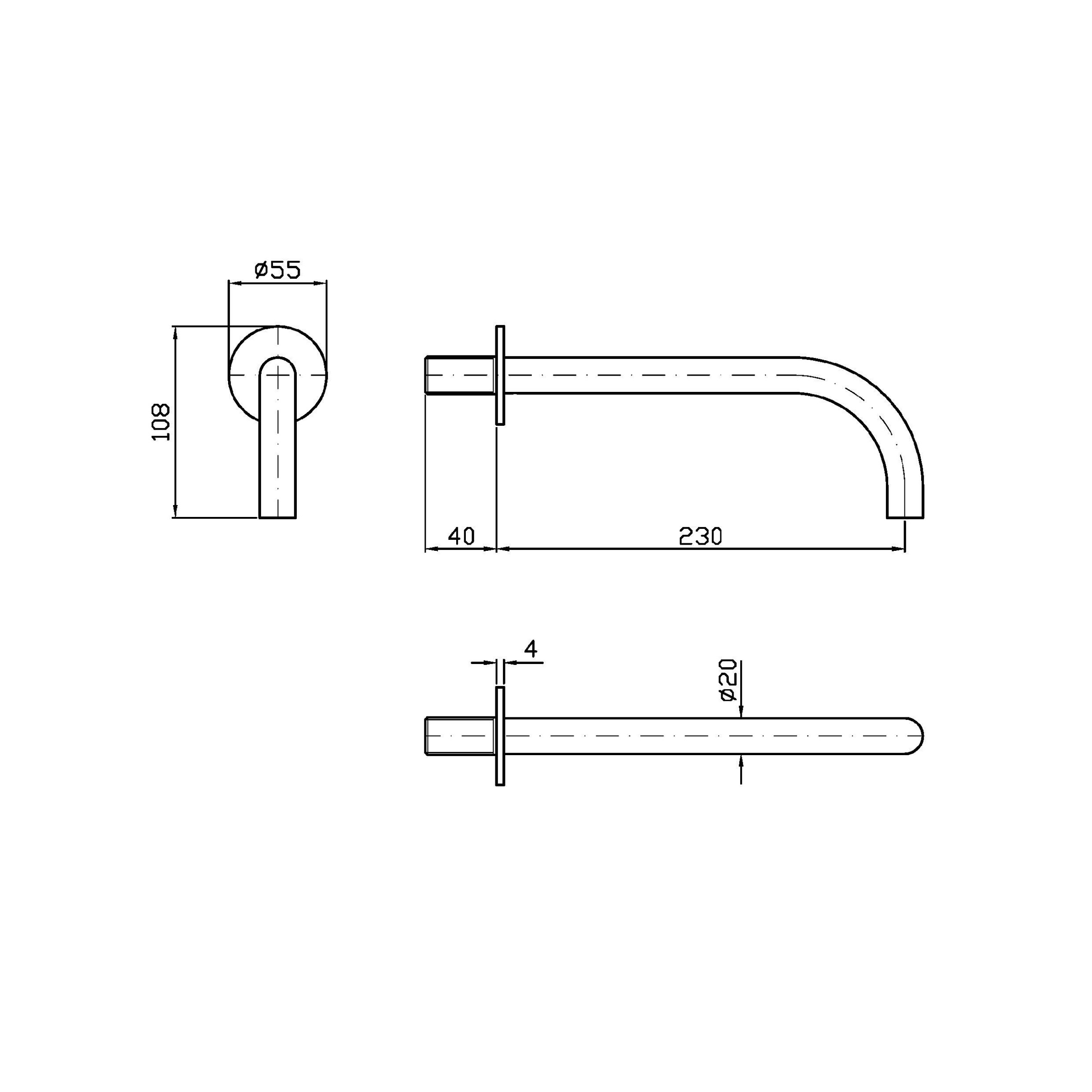 hochwertige-zucchetti-waschtischarmaturen-langer-edelstahl-auslauf-fuer-die-wand-zucchetti-helm-akz92245-x-technische-zeichnung