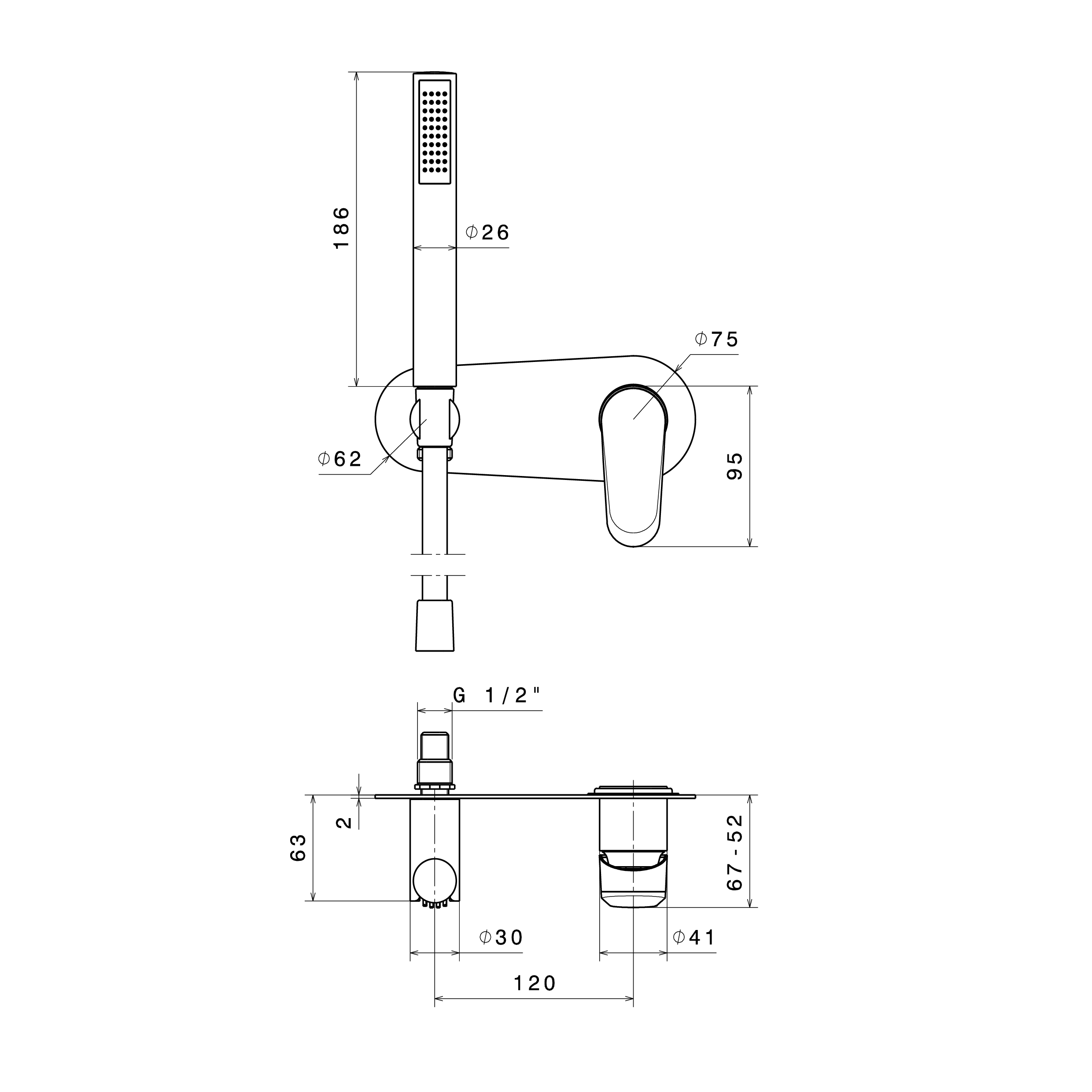 newform-nio-up-brausegarnitur-aus-chrom-mit-abdeckplatte-ak68977e-technische-zeichnung