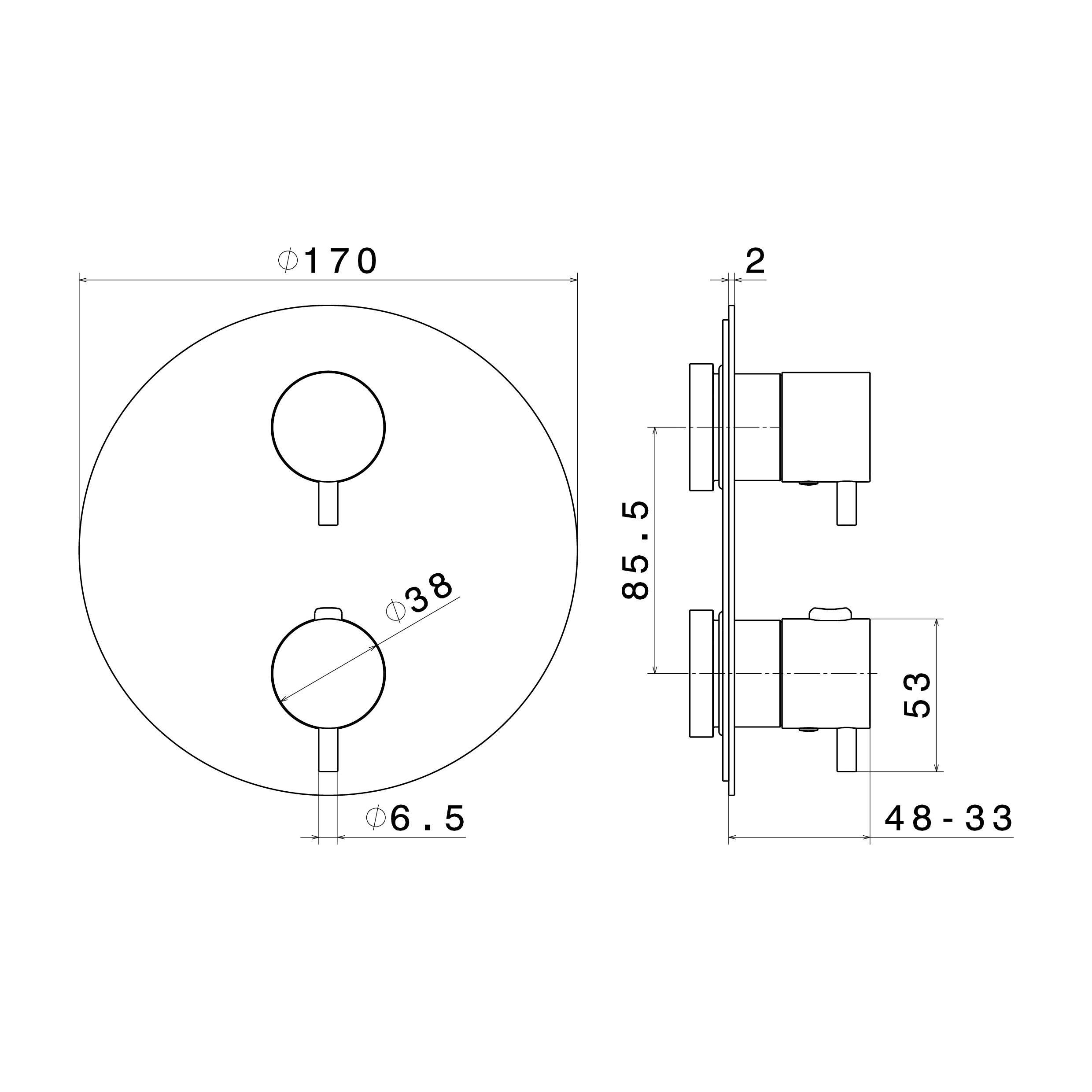 x-steel-316-newform-edelstahl-1-3-wege-thermostat-duscharmatur-ak69663ex-technische-zeichnung