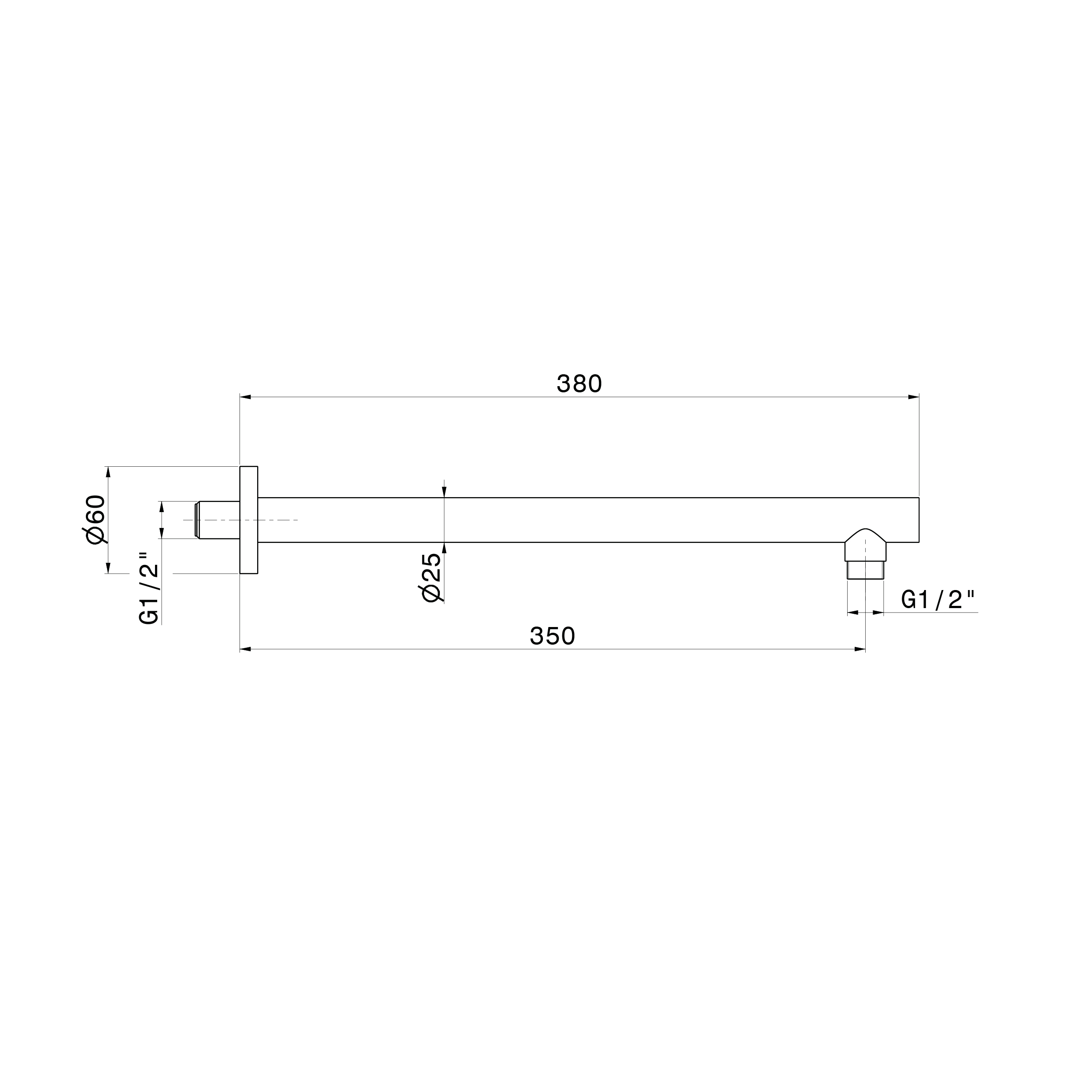 x-steel-316-newform-kopfbrause-edelstahl-brausearm-fuer-die-wand-ak29390x-technische-zeichnung