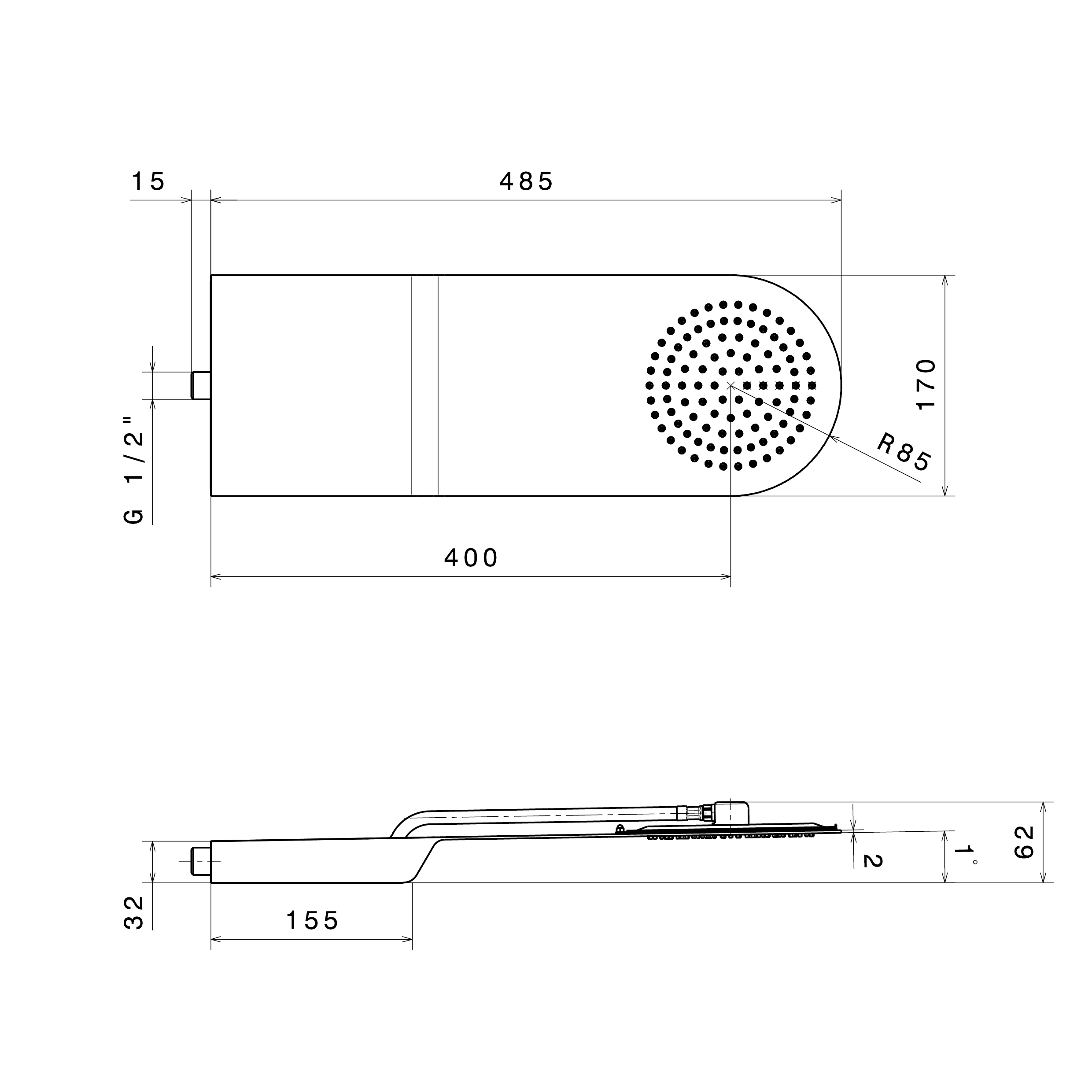 newform-head-showers-regendusche-wandpaneel-chrom-in-runder-form-ak138-technische-zeichnung